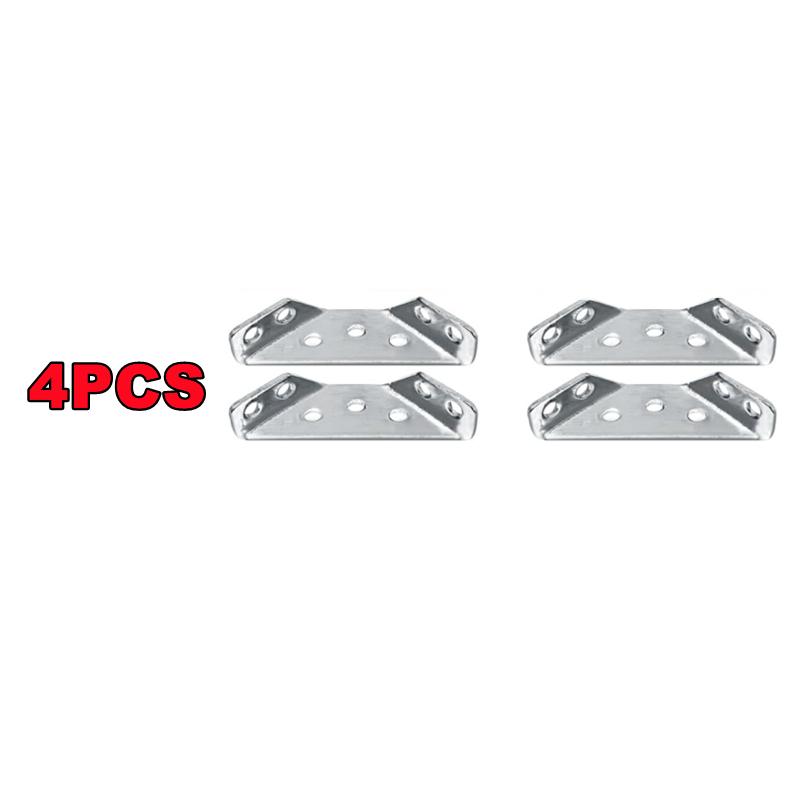 20-1PC Stainless Steel Angle Corner Brackets Universal Furniture Corner Connector Brace Joint Fastener Bedframe Cabinet Drawer