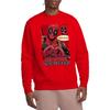 Deadpool Unisex Adult Chimichanga Heart Sweatshirt