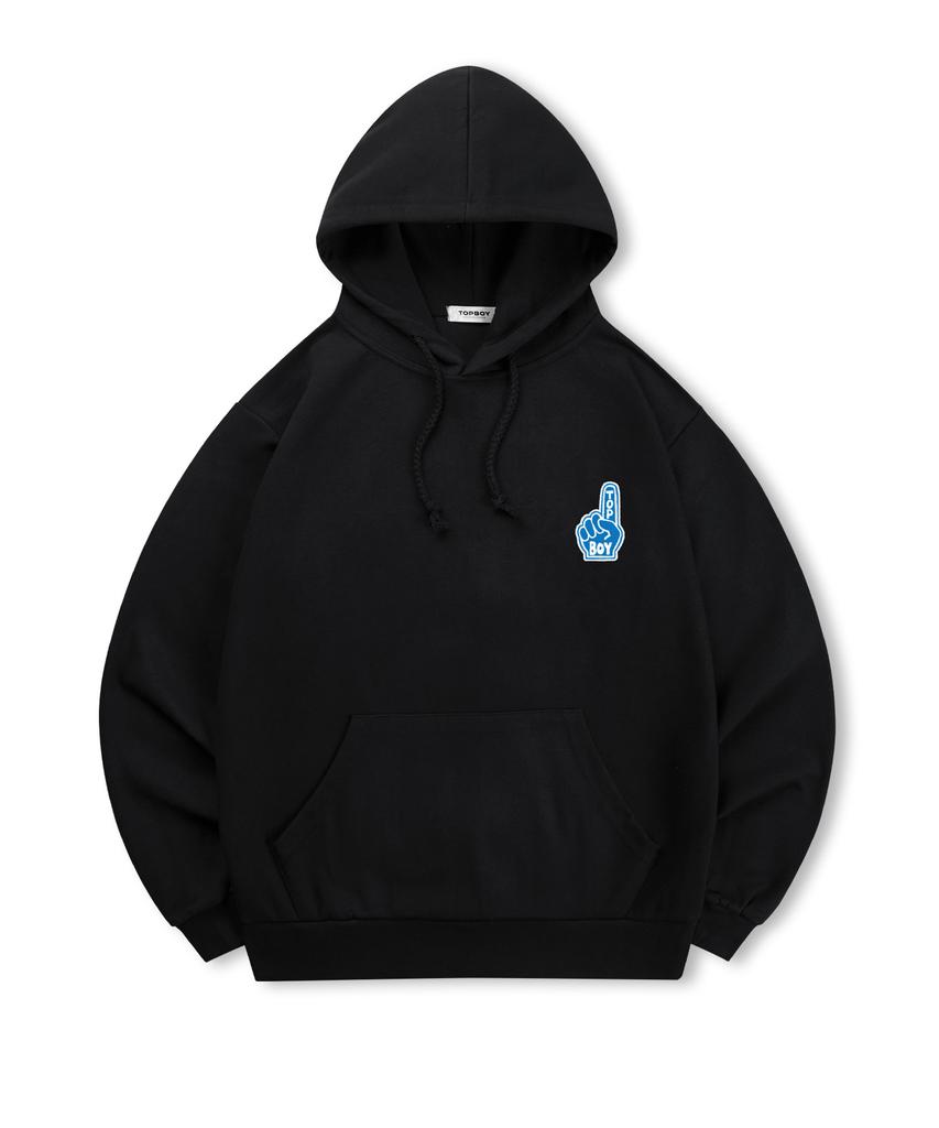[Non-Fleece Or Fleece-Lined] Number One Printed Hooded Sweatshirt (Type A)