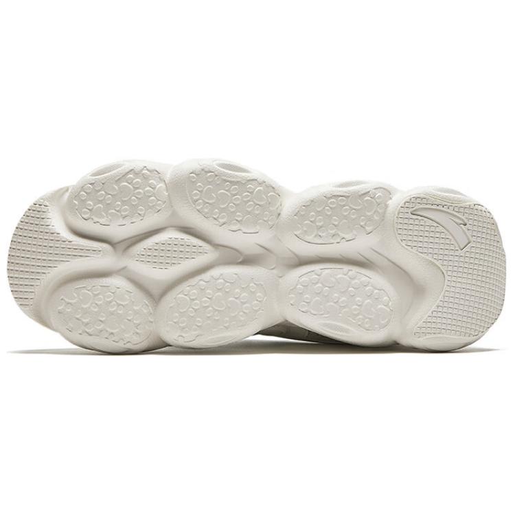 Anta Comfortable Fashion Non-Slip Warm Low-Top Casual Shoes Women sneaker White Beige Green 122448881-7