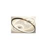 LED Ceiling Light: Simple, Atmospheric Design for Living Room, Bedroom, or Dining Room