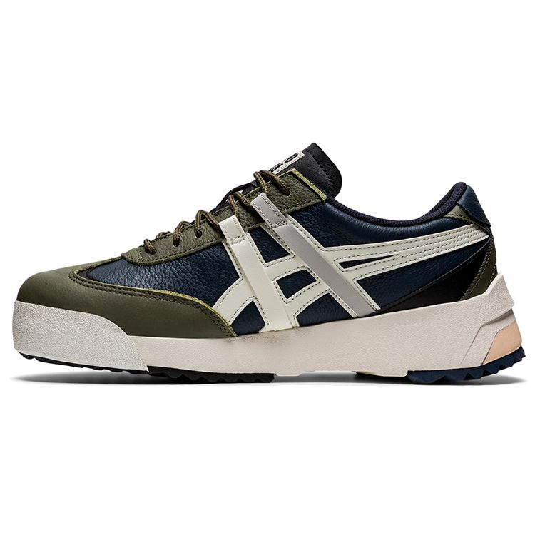 ONITSUKA TIGER Delegation EX Retro Casual Lightweight Breathable Low-Top Sneakers Unisex Sneakers White Blue Green 1183A559-401