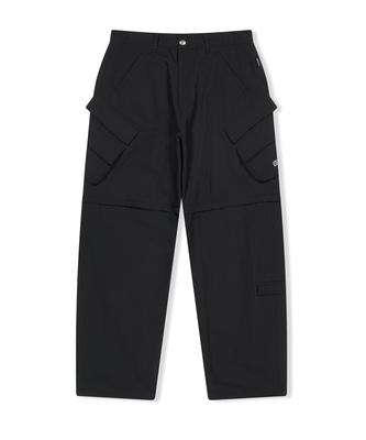 YESEYESEE Convertible Zip Off Pants Black