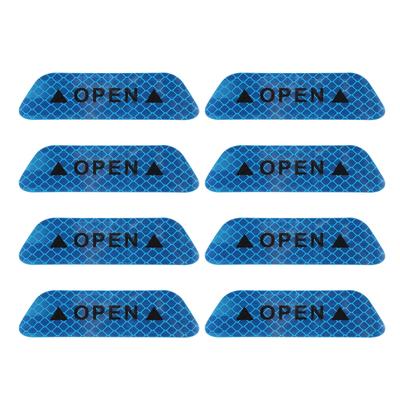 PATIKIL Car Door Open Warning Reflective Sticker Night Safety Warning Decal Night Visibility Prompt
