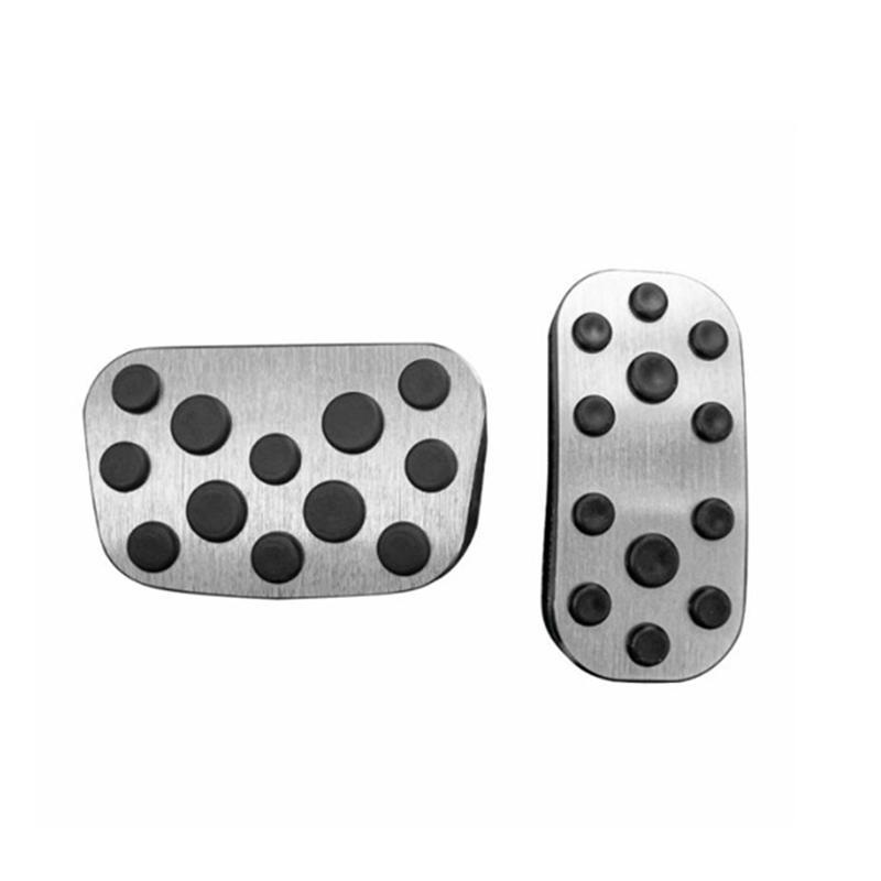 For Toyota 4Runner 2025 Car Pedal Cover Gas Accelerator Brake Pedal Cover Aluminium Alloy Pad Accessories 2pcs Sets