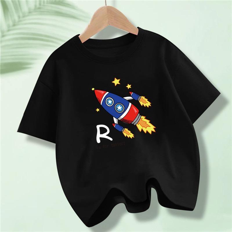 Summer Spring Kids I Hate Morning Cat Printed T Shirts Kids Children's T-shirt Boys Girls Casual Top Tee