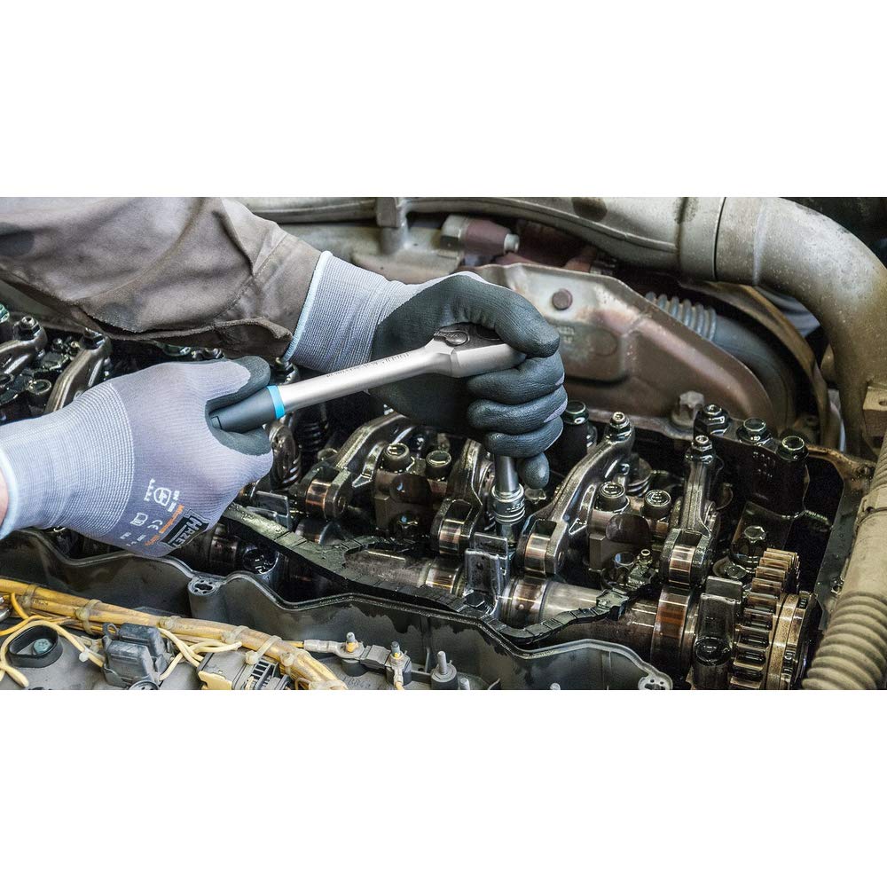 HAZET 916HP HiPer Ratchet Operating 1000 Nm Max Chrome Vanadium Precision Perfect for Working in Tight Automotive Mechanics Made in Germany Handle,