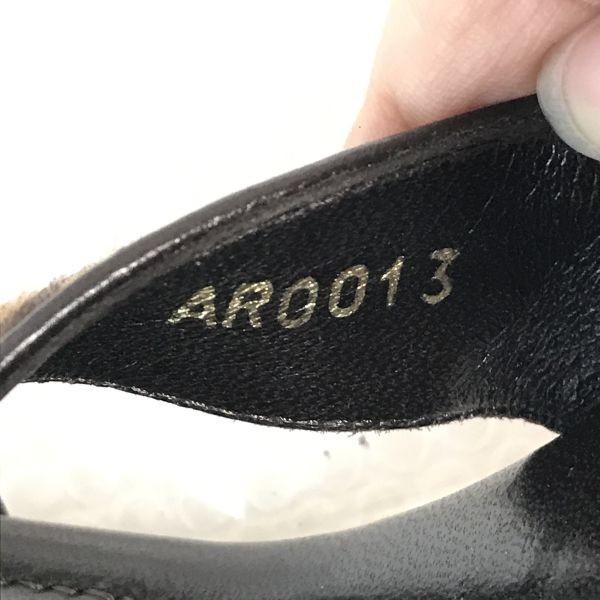 Louis Vuitton Sandały z paskiem na pięcie 35.5 22.5-23.0 Brązowe(UŻYWANY)