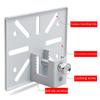 Vertical Pole Mount Adapter Wall Mounting Bracket For Cctv Security Camera