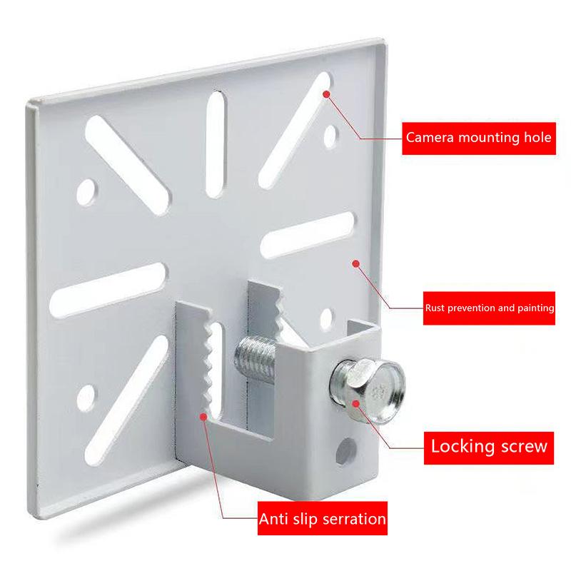 Vertical Pole Mount Adapter Wall Mounting Bracket For Cctv Security Camera