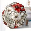 Floral Design Themed Eight Rib Automatic Folding Umbrella Is Suitable for Both Men and Women, Making It A Perfect Christmas and Valentine's