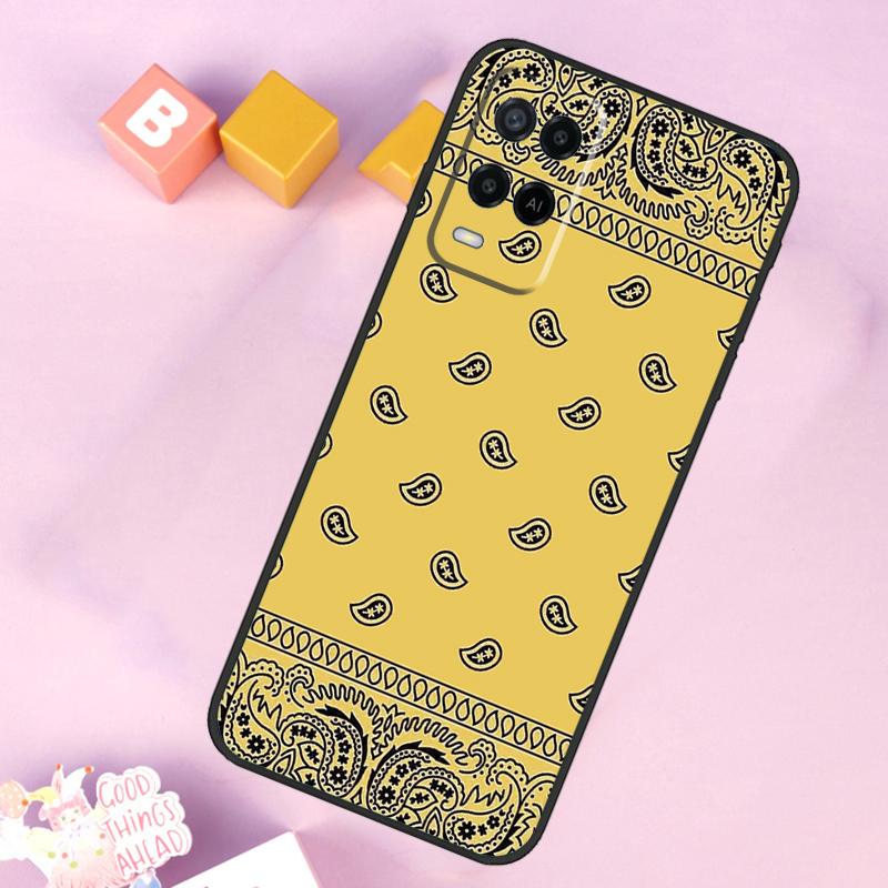 

Bandana Paisley Pattern Case For Oppo A17 A57 A16 A76 A96 A60 A40 A80 A18 A38 A58 A78 A98 A15 A54 A74 A94 A6 A5 Pro OPPO A96 4G