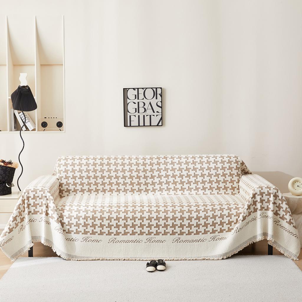 Houndstooth Sofa Towel Four Seasons Universal Elastic Sofa Cover Blanket All-inclusive Universal One-piece Full Cover Anti-cat Scratch Sofa Cover