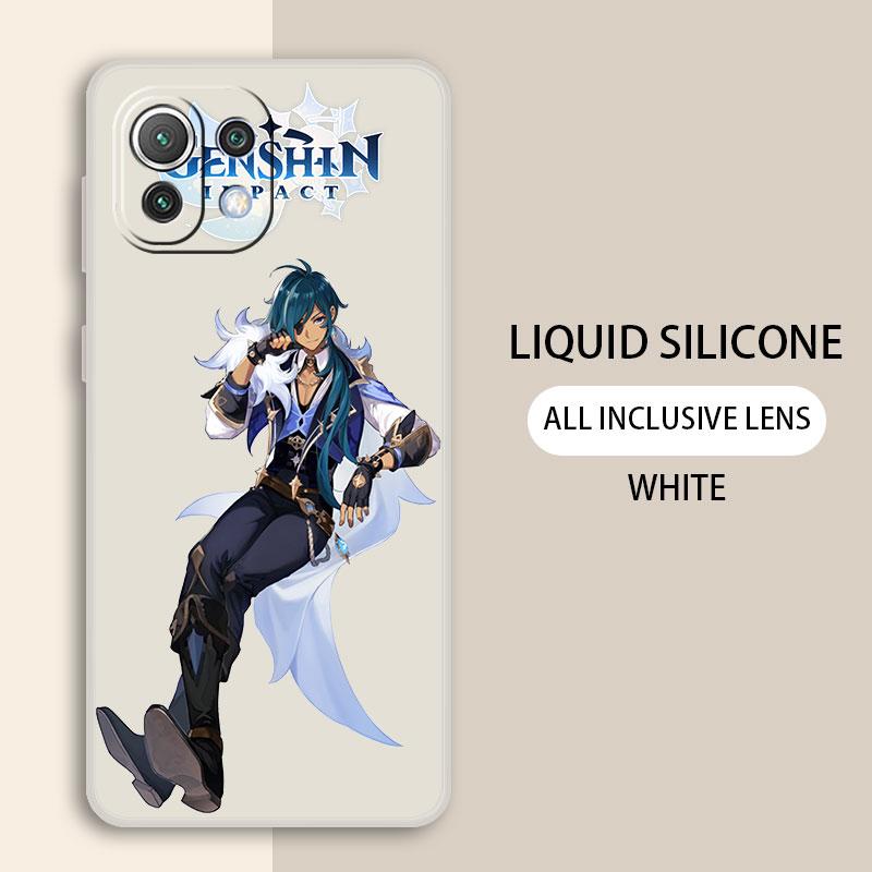 

Чехол Genshin Impact для Xiaomi Mi 9 SE 10 10T 11T 6 10S 8 Pro 11 Lite 6X Poco X3 X4 NFC M3 M4 Pro F3 GT силиконовый жидкий чехол Xiaomi CC9(9 Lite)