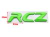 1pcs 3D metal RCZ sticker Car Rear Letter logo sticker Front grill emblem car rear Emblem styling Accessories For Peugeot NBE3
