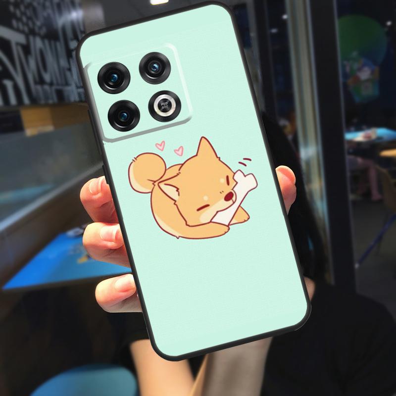 Cartoon Walisischer Shiba Corgi Hund Hülle Für OnePlus 13 12 R 11 9 10 Pro 8T 9RT 10T OnePlus Nord 4 CE 2 3 Lite N30 N20 Hülle