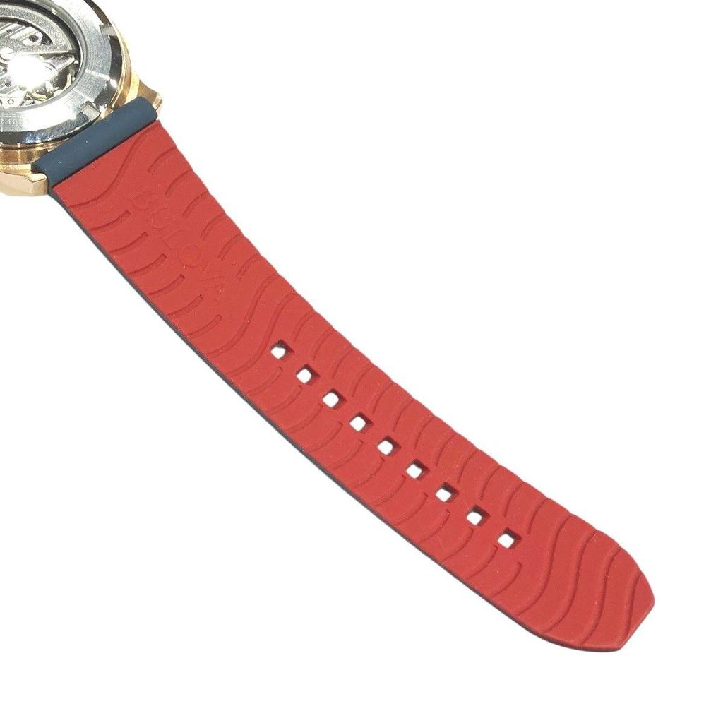Used Bulova Marine Star Watch Total Weight Approx. 123.4g SS Rubber Automatic Navy Dial 98A227 Men's