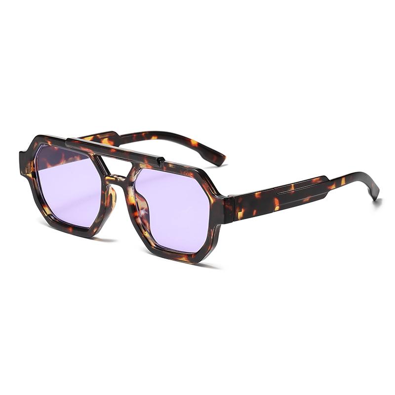 New Style Double Bridge Sunglasses Square Aviator Sunglasses Women Glasses Trend  3011