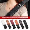 Leather Safety Seat Belt Shoulder Cover Protection Padding Pad For C5 C1 C2 C6 C4L DS3 DS4 DS5 C-Elysee Grand Berlingo