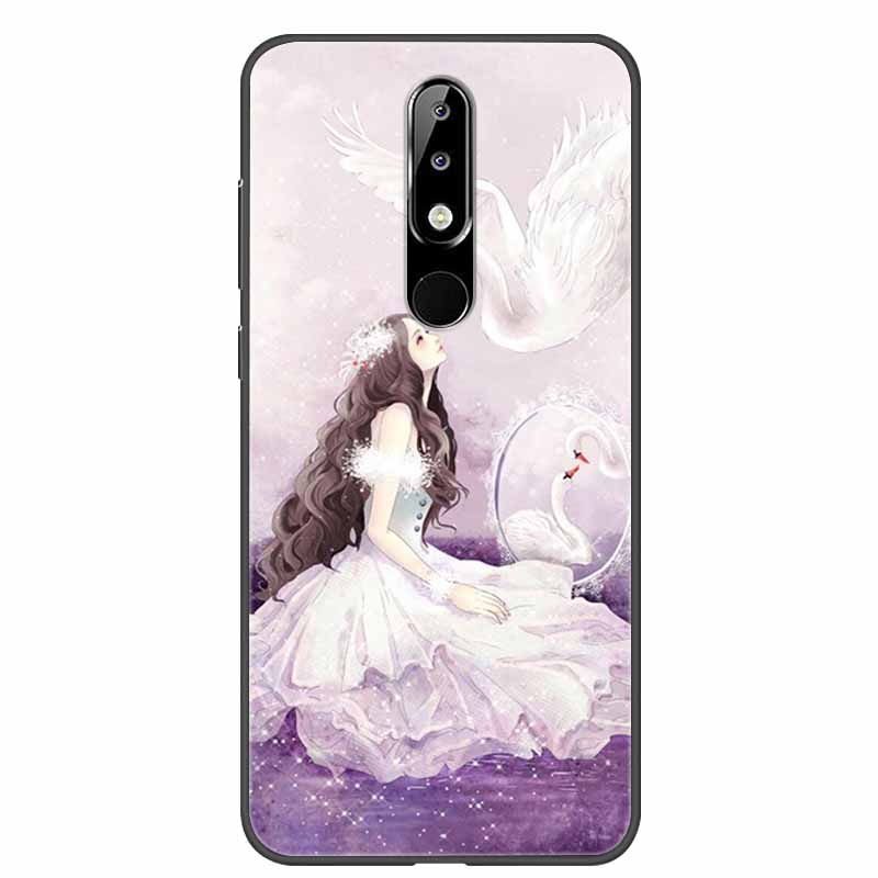 Per Nokia 6.1 Plus Custodia Adorabile Morbido Silicone Cartone Animato Gatto TPU Custodie per Telefono per Nokia X6 Copertura 6.1Plus Carina Coque per NokiaX6 Guscio