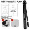 WEST BIKING Bike Pump With Needles Hand Air Pumps Cycling Tire Inflator Schrader Presta Valve Hose Portable Mini Bicycle Pump