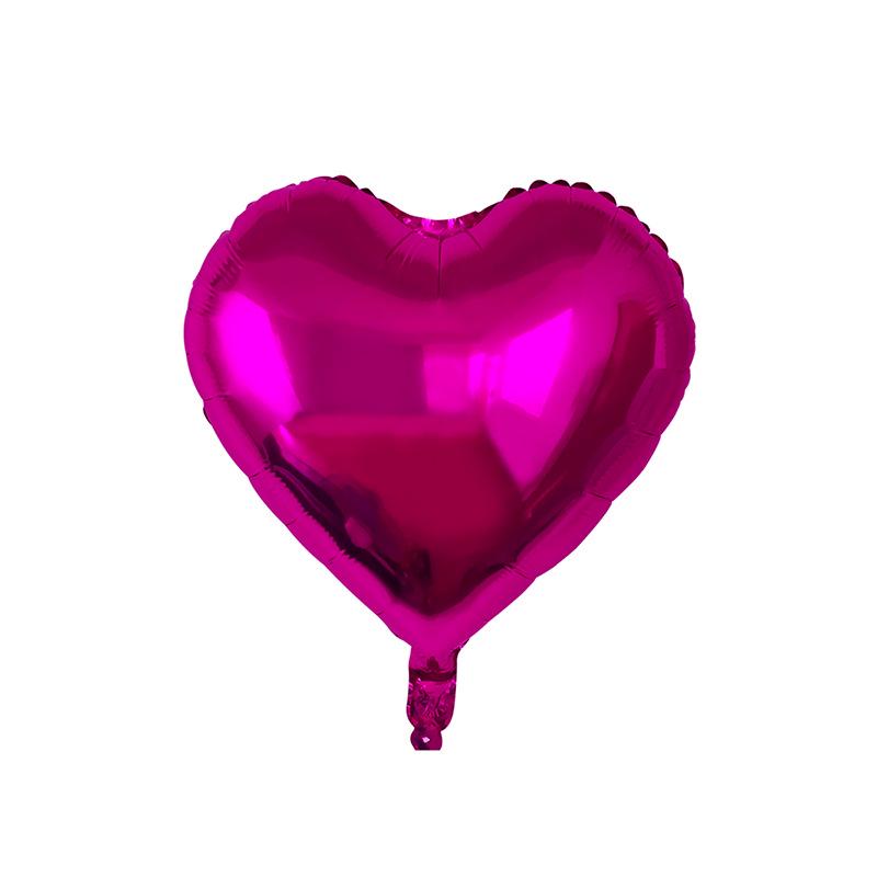 Heart-shaped Aluminum Foil Balloon - 18-inch Valentine's Day Confession Balloon