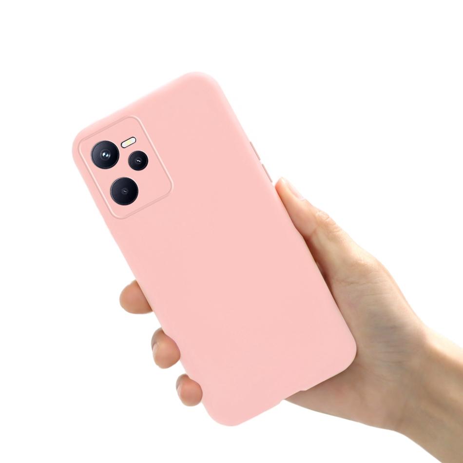 For Realme C35 Case RealmeC35 C 35 4G RMX3511 2022 Candy Color Silicone Soft Cover Cases For Realme Narzo 50A Prime Phone Bumper