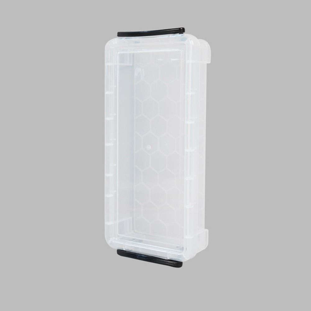 

Plastic Transparent Pencil Case Space-Saving Sketch Pen Bag Stationery Storage Box Student чорний