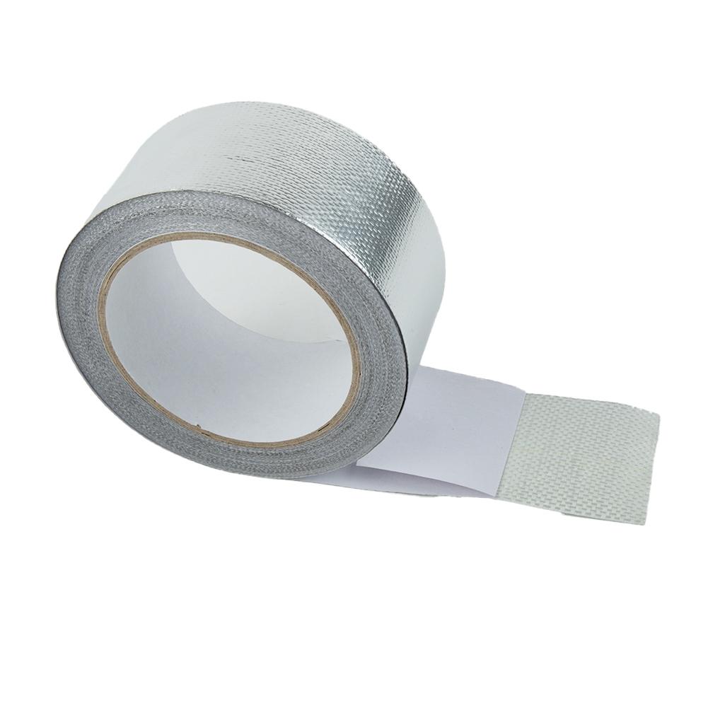 Silver Exhaust Heat Wrap Manifold Downpipe High Temp Bandage Tape 20M*5cm