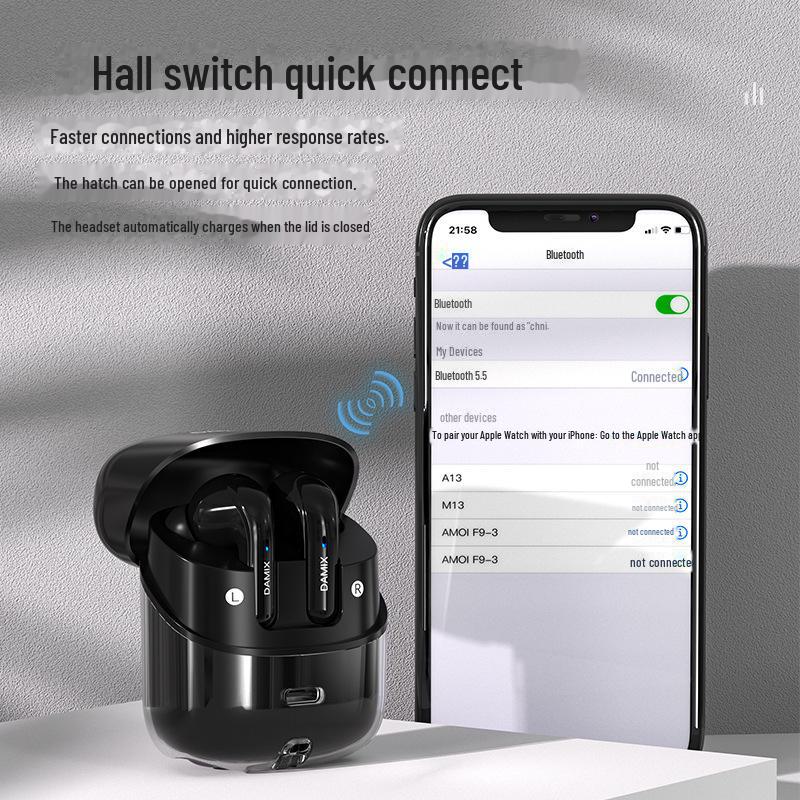  Wireless Bluetooth Headset: 4 Sports/E-Sports TWS5.5 Earbuds (2 Pairs)