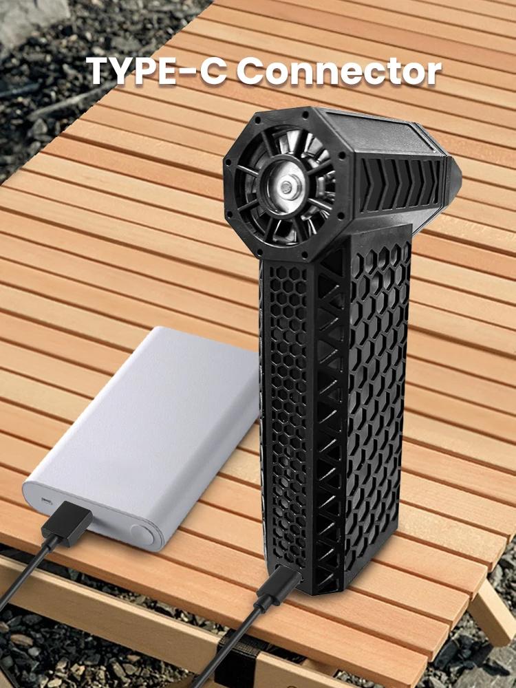 1PC Turbo Jet Violent Fan with Storage Bag 130000RPM Wind Speed 52m/s Portable Mini Air Blower Handheld Car Dust Blowing Tools