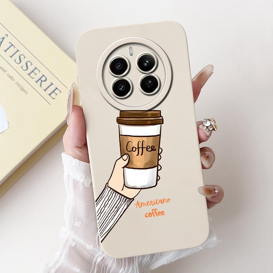 For Realme 12 Pro Plus Case RMX3840 Luxury Candy Painted Cover Soft TPU Phone Case For Realme 12 Plus Realme12 Pro + Fundas Capa