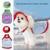 Breathable Dog Cooling Vest Sun Hat Set for Hot Weather Wear Outdoor Activity Large Pet Apparel