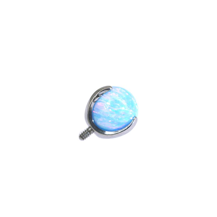 G23 Titanium Aurora Jelly Opal Stud for Ear, Lip, Tongue, and Cartilage Piercings