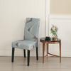 Printed Stretch Chair Cover For Dining Room Office Banquet Kitchen El Chair Protector Elastic Removable Anti-Dirty Seat Cover