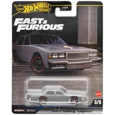 Hot Wheels Fast & Furious - 1987 Chevrolet Caprice Toy Car, 3+ Years Old, Grey, HRT98