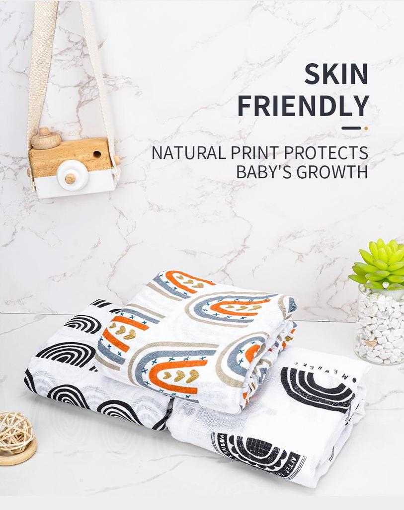 Kangobaby Nyfödd Muslin Inslagning & Badhandduk Filt