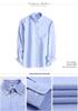 Men's Spring Cotton Oxford Long Sleeve Solid Color Shirt - Business Casual Slim Fit