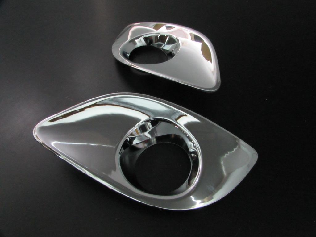 BRIGHTZ Chrome Fog Light Type for Palette SW MK21S Compatible with Palette SW MK21 Part Number 10491 Covers, A, (FOG-COV-159), (21S),