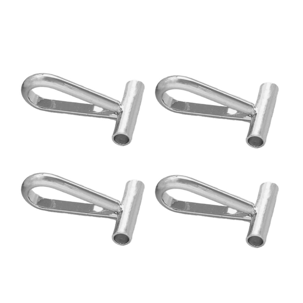 Brooch Converters 4pcs Copper Material Pin to Pendant Converters Brooch Converter for Changing Brooches Pins to Pendant