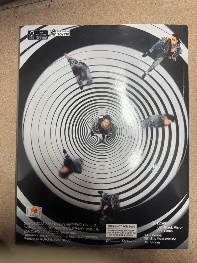 EXO B-Mation Kai Rover Kai Autographed Signed Album