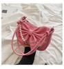 Foreign Style Bow Love Chain Underarm Bag Women's 2025 New Korean Version Niche Design Single Shoulder Messenger Bag