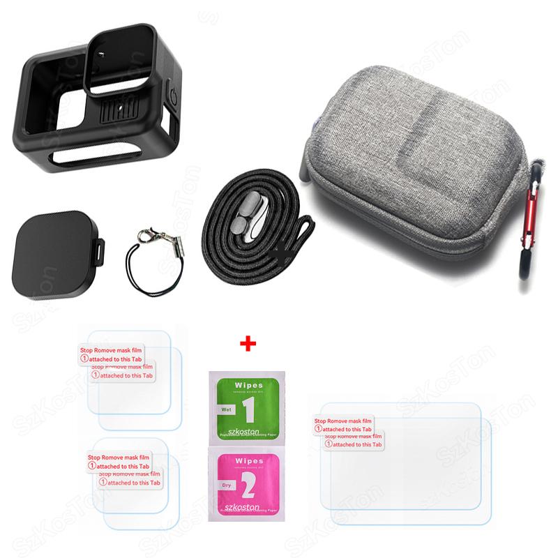 Len Caps for Go Pro Hero 13 Soft Silicone Waterproof Anti-drop Dust Cover for Go Pro 13 Sports Action Accessories