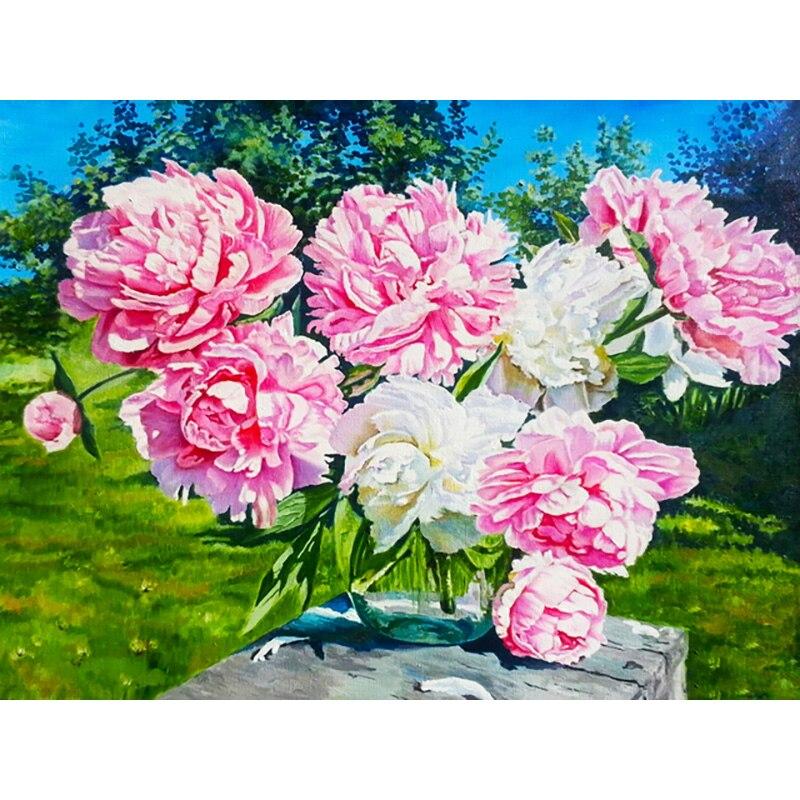 Neue 5D DIY Diamant Malerei Frische Blumen Diamant Stickerei Landschaft Kreuz Stich Volle Runde Bohrer Handwerk Wohnkultur Geschenk