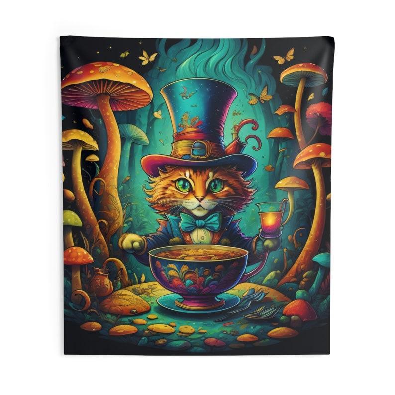 cat tapestry 75x100
