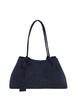 Women's Retro Suede Tote Bag - Large Capacity Frosted Shoulder Bag for Autumn 2025