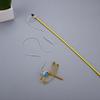 Interactive Cats Teaser Wand Toy With Bells Realistic Dragonflies Design For Kitten Playtimes And Exercise Stick Gift