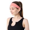 Men Women Running Headband Solid Color Elastic Fashion Workout Headband Moisture Wicking Breathable Gym Sweat Band Fitness Yoga