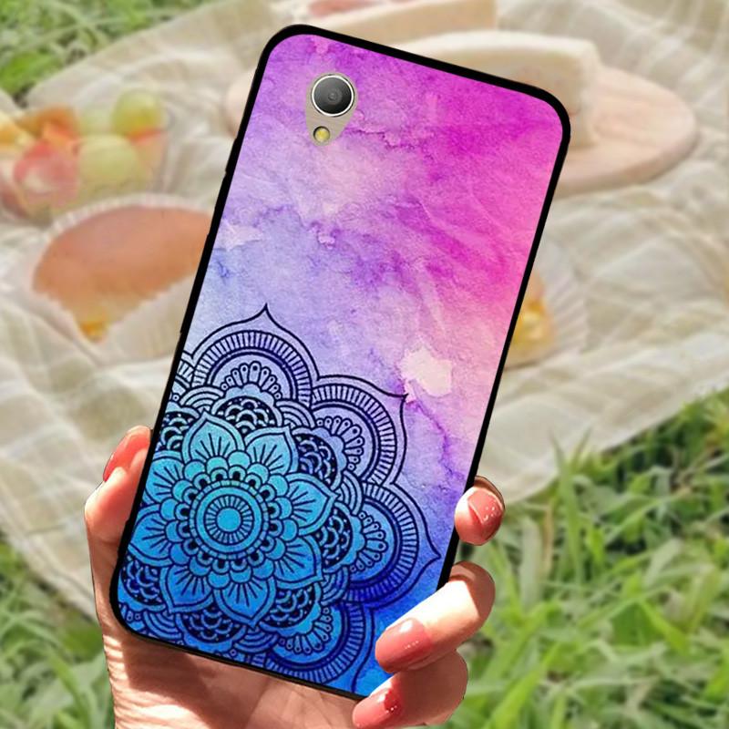 Alcatel 1 5033D Kılıf Kapağı Alcatel1 Silikon Yumuşak Mermer Siyah Tampon Funda Coque Alcatel 1 5033D 5033 5033A İçin Koruyucu