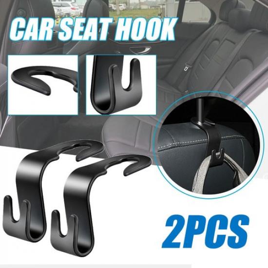 Car Interior Seat Back Hook Hanger Holder For Clothes Storage Bag Accessories